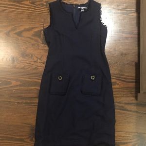 Karl Lagerfeld Sleevless Tweed Sheath Dress